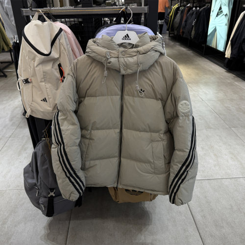 阿迪达斯三叶草男女羽绒服三条杠时尚保暖防寒外套KC0173 KC2563