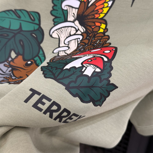 正品阿迪达斯男装女装新款 TERREX大自然印花半截袖短袖T恤KG3847