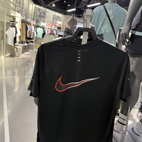 耐克男子速干短袖跑步上衣秋季新款半袖官方NIKE STRIDE HV2129