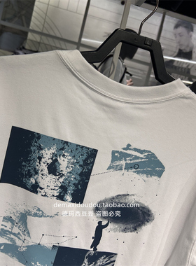 耐克ACG DRI-FIT 男子速干T恤星空印花短袖黑色半截袖 FZ5276-121