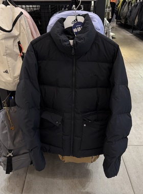 adidas阿迪达斯三叶草鸭绒男加厚保暖短羽绒面包服 KD1859 KD1857