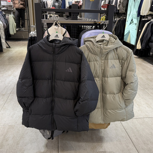 adidas阿迪达斯男运动户外保暖休闲连帽羽绒服外套 KC2479 KC2478