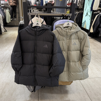 adidas阿迪达斯男运动户外保暖休闲连帽羽绒服外套 KC2479 KC2478