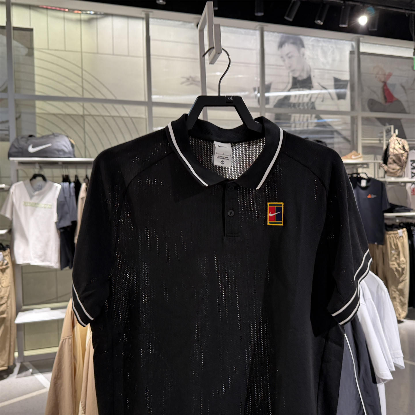 Nike耐克HERITAGE男子网球翻领T恤夏季透气短袖POLO衫FQ2102-010