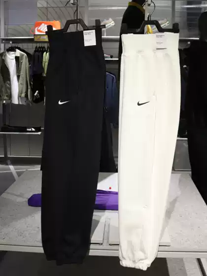In-Stock Free Shipping Nike Women's Small Swoosh Casual Sports Tapered Loose Fleece-Lined Sweatpants Dq5888