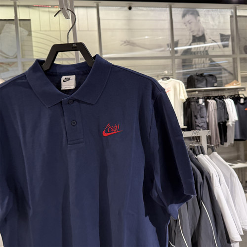 夏正品NIKE耐克全对透气翻领男运动休闲短袖T恤POLO衫IH0822-410