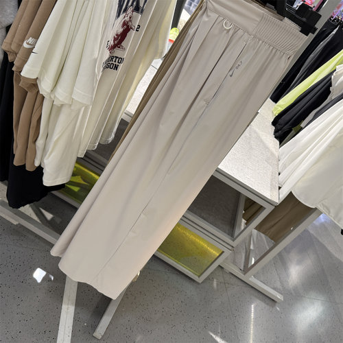 正品耐克/NIKE女子运动宽松休闲清爽速干高腰阔腿裤 HQ0236-104