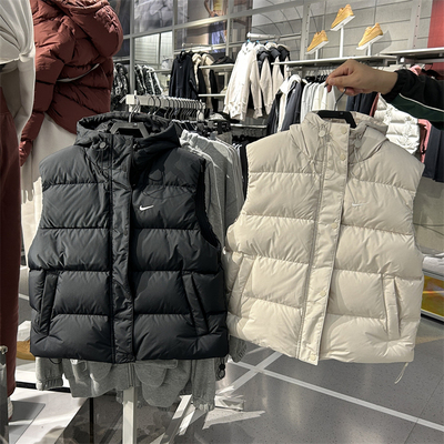 耐克METRO宽松拒水羽绒马甲