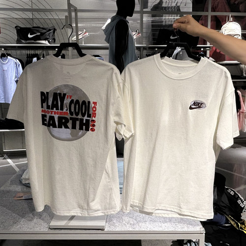 Nike/耐克背标印花圆领短袖T恤