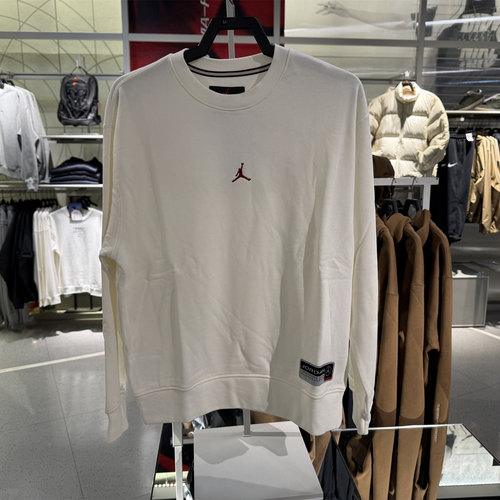 nike耐克冬季男子JORDAN运动休闲圆领卫衣套头衫IO7830-133