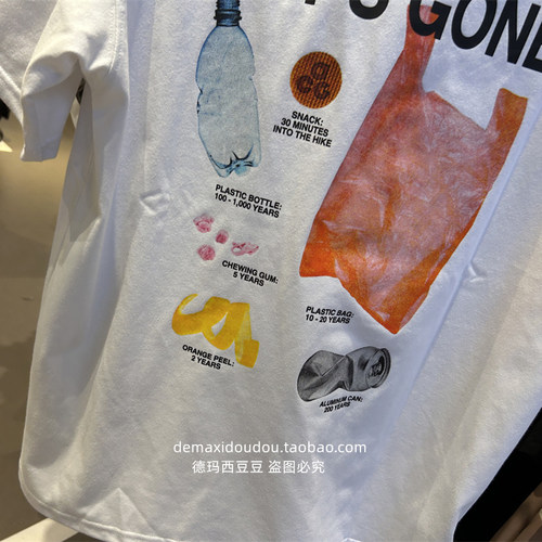 NIKE耐克夏季新款男子ACG户外运动上衣圆领印花短袖T恤FV3491-121