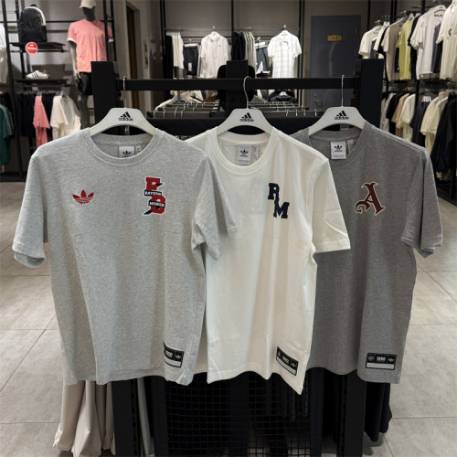 豆豆正品三叶草adidas男子足球圆领短袖T恤 JL6111 JL6112 JL6116