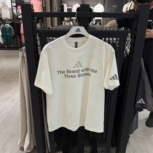 TEE1 GFX 运动休闲圆领T恤KF0124 男子新款 豆豆adidas阿迪达斯短袖