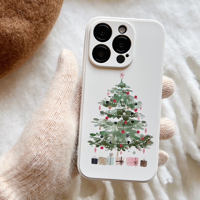 文艺圣诞树3件包邮适用于苹果