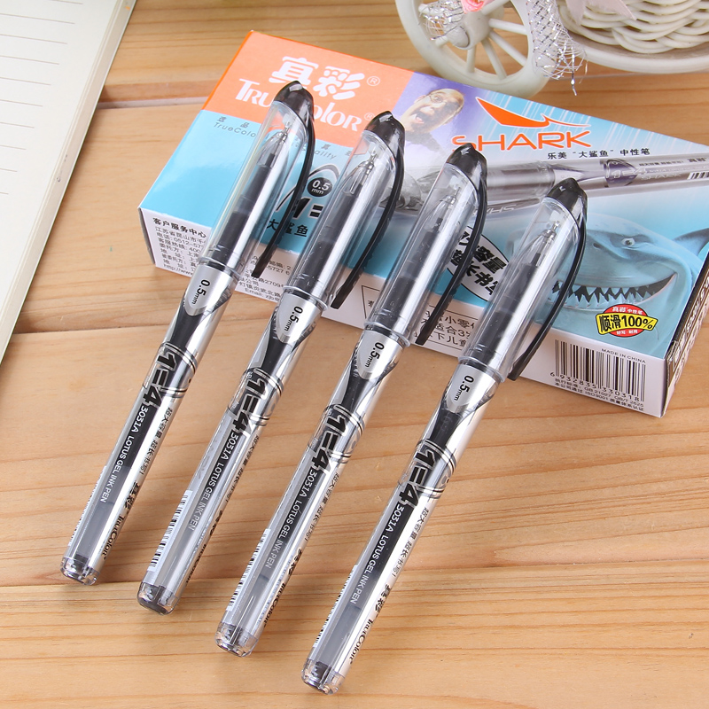 Õæ²Ê3031A´óöèÓãѧÉúÖÐÐÔ±Ê0.5mm°ì¹«±Êо´óÈÝÁ¿Ë®±ÊÇ©×Ö±ÊÌæÐ¾