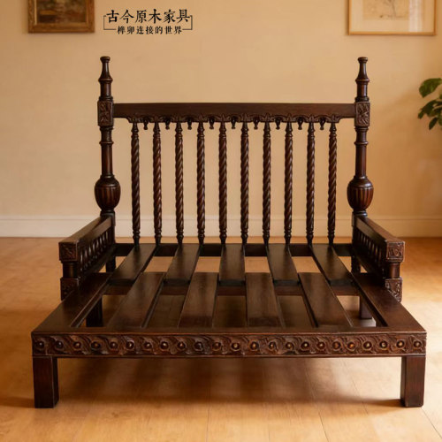 东南亚风格伸缩坐卧多功能沙发