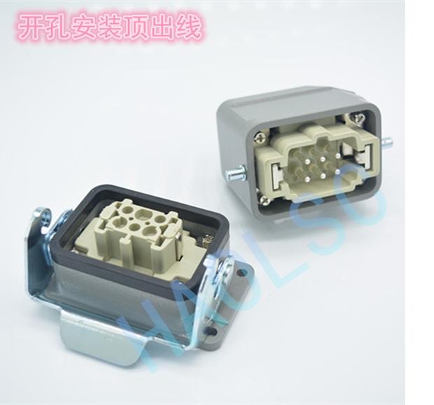矩形插头重载连接器he系列006