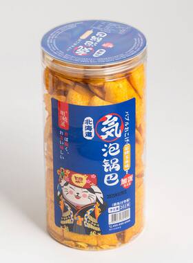 山山家 气泡锅巴 岩烧玉米味 香脆零食 休闲解馋 202g/罐