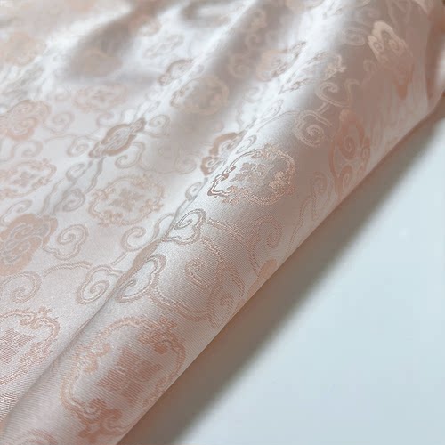 汉提花布料新中式服装外套