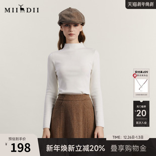 毛衫 谜底半高领套头针织衫 简约百搭修身 新品 234MZ1892 女冬季