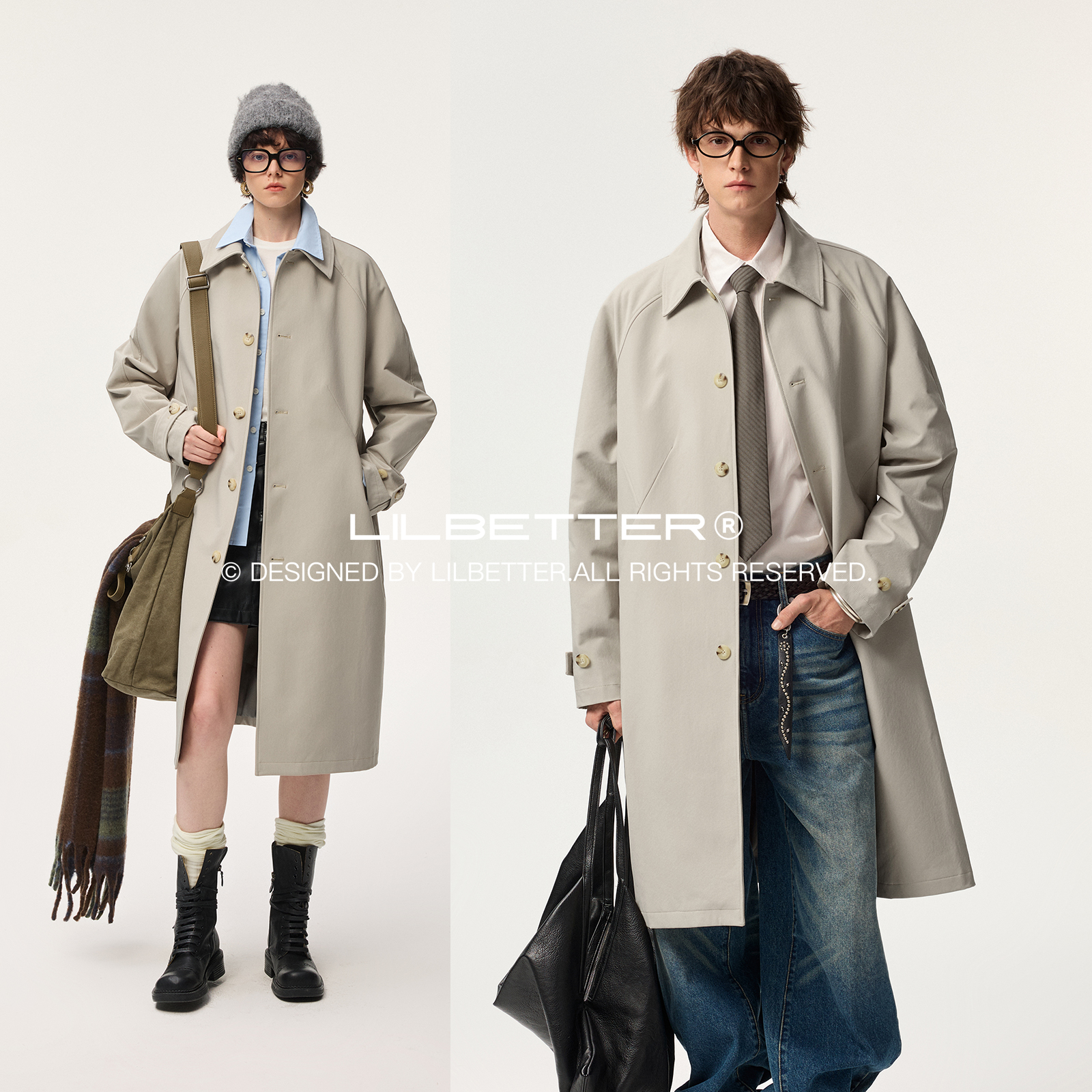 Lilbetter中古风巴尔马肯风衣