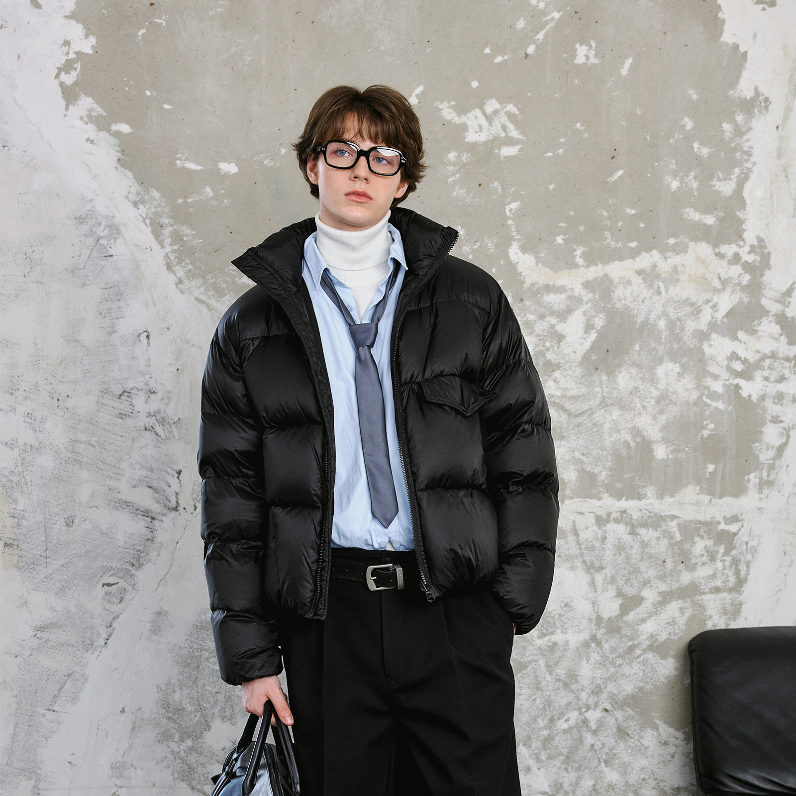 Lilbetter时尚都市半高领羽绒服