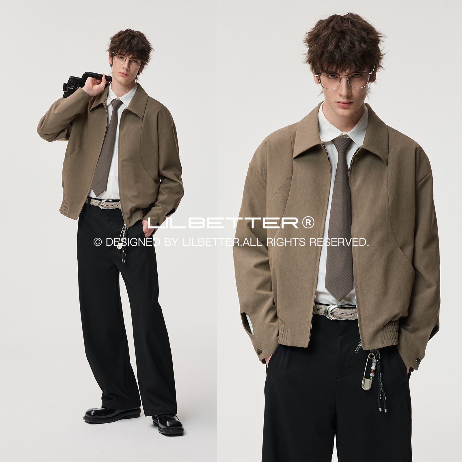 Lilbetter翻领重磅夹克
