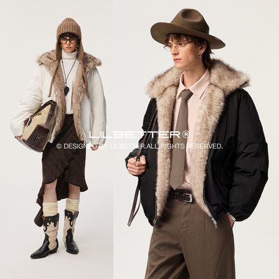Lilbetter毛领派克羽绒服