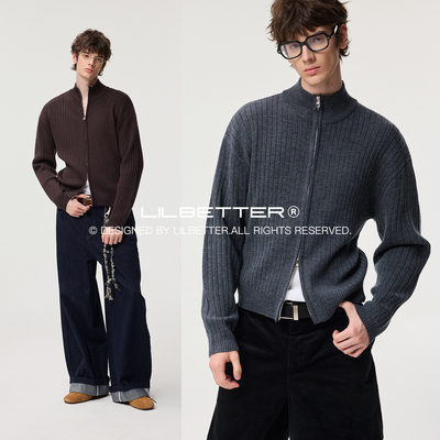 Lilbetter开衫高领毛衣