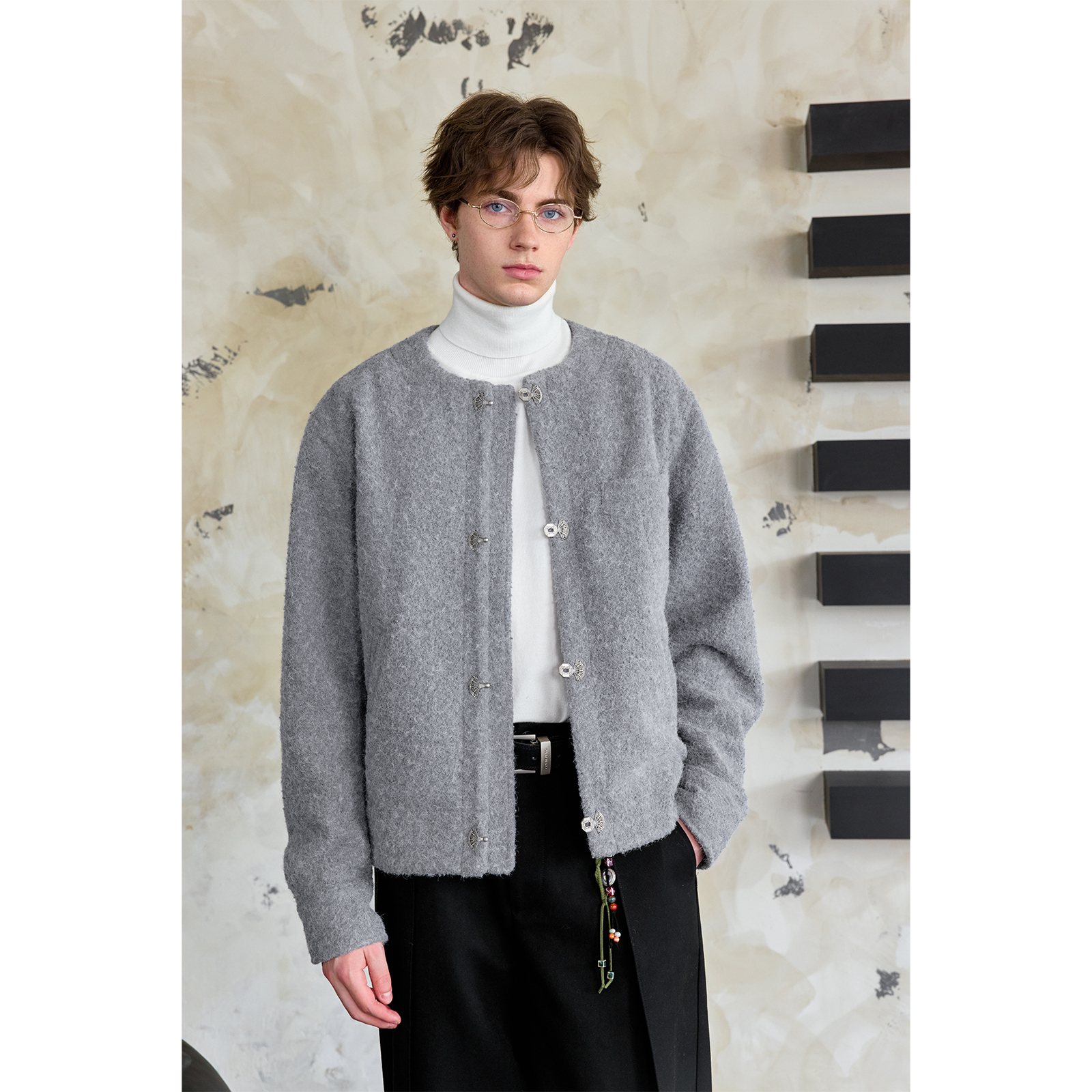 Lilbetter圆领冬季宽松夹克