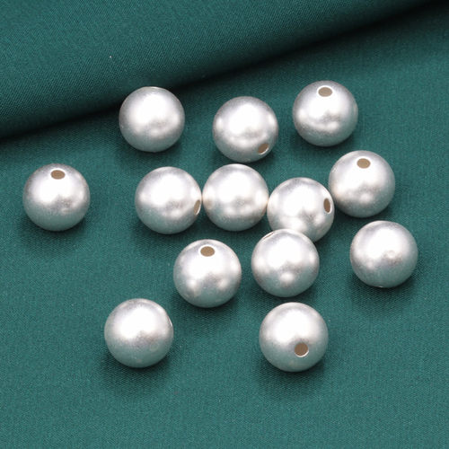 刻字银珠好人一生平安纯银