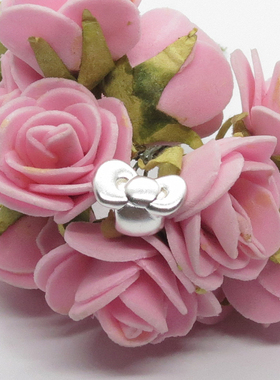 足银路路通转运珠手链首饰品