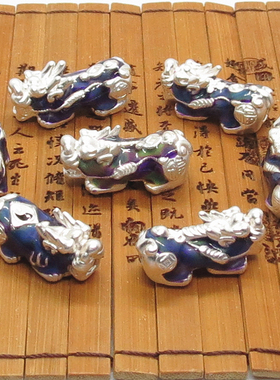 纯银招财男女款福字变色貔貅手链