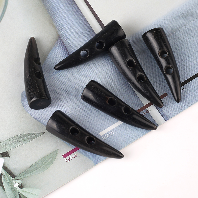 时尚天然真牛角纽扣 高档复古呢子大衣风衣毛呢外套衣服装饰钮扣