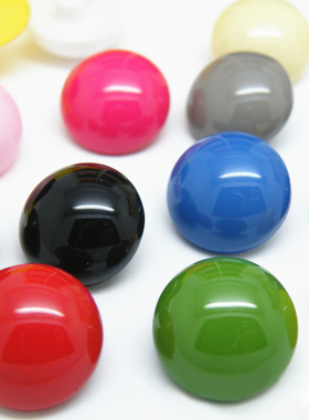 30mm糖果色黑色白色大号蘑菇扣 毛衣风衣纽扣 大衣钮扣扣子