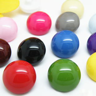 30mm糖果色黑色白色大号蘑菇扣 毛衣风衣纽扣 大衣钮扣扣子