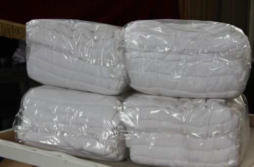 纯棉白色纱布 全棉双层棉纱 75CM*80CM大尺寸 白色纱布