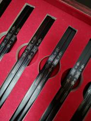 潍坊特色工艺品红木嵌银漆器紫檀木中国结筷子商务礼品结婚礼物