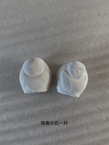 新款微型观赏小泥人白胚成品DIY儿童益智美术教学用摆件彩绘娃娃