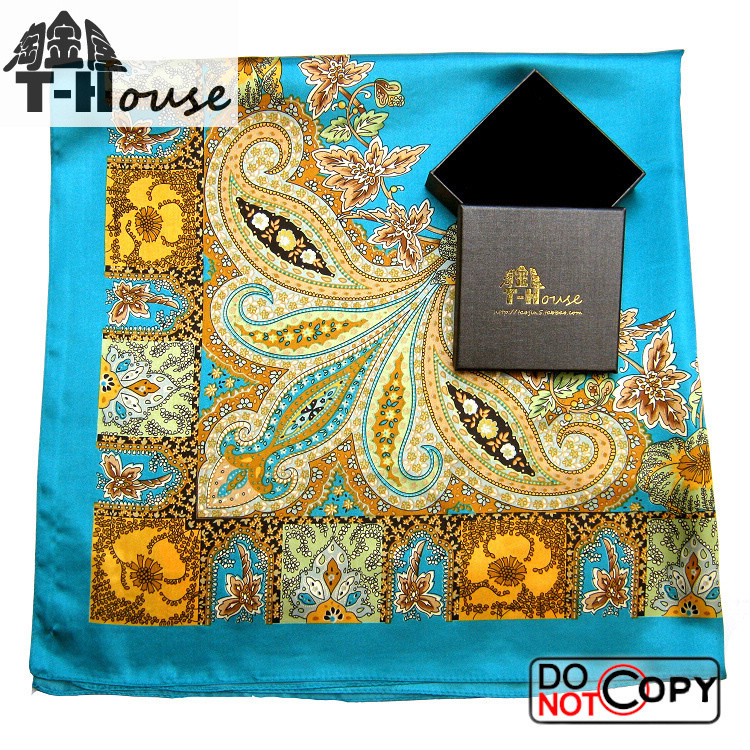 〓清凉一夏〓 男士丝巾\围巾\领巾NS6337精致礼盒 大方巾