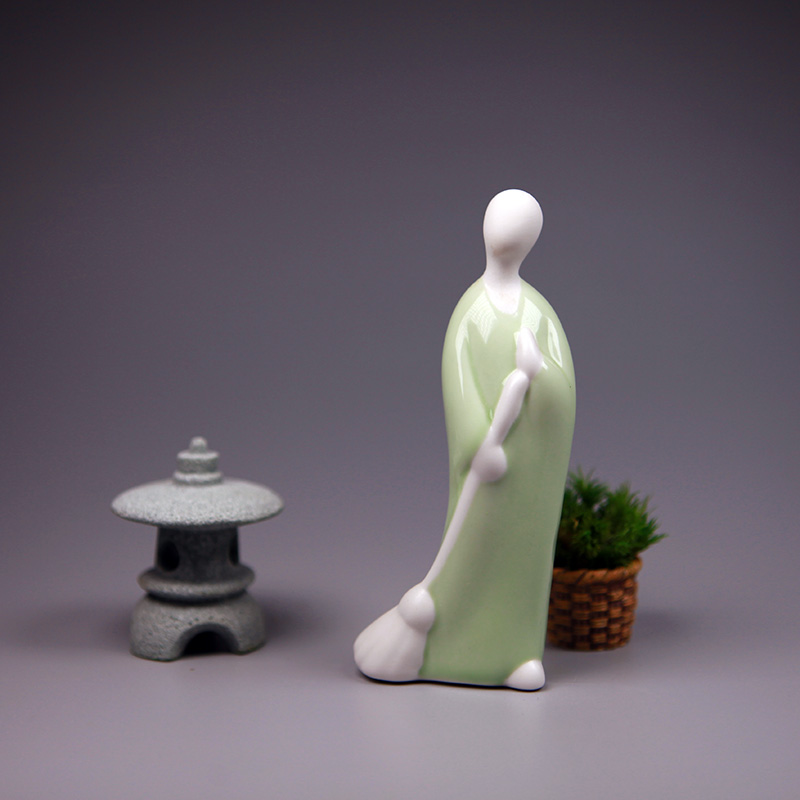 白色无相佛微景观意境陈列摆件