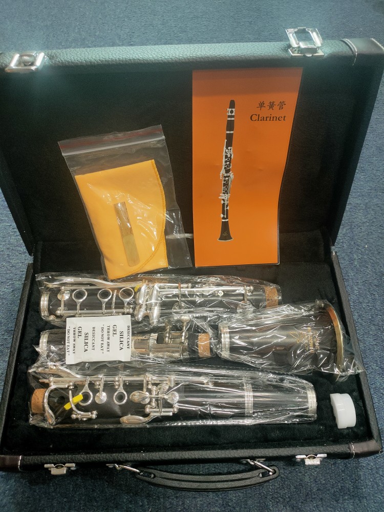 正品 百灵专业演奏单簧管 17k乌木黑管 单簧管 双二节哨片 包邮
