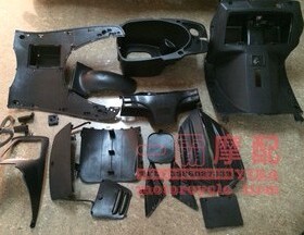 猎鹰R5 R9摩托车一代全套黑件外壳 PP件内壳 猎鹰R5 R9摩托车外壳