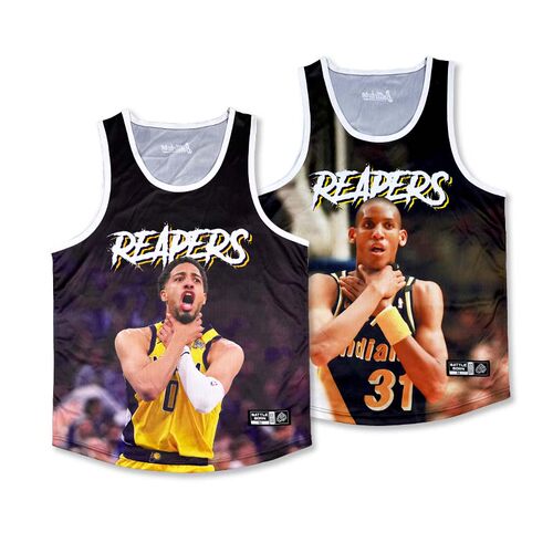 REAPERS斗者SD篮球服定制街球训练队服街头篮球背心哈利伯顿/米勒