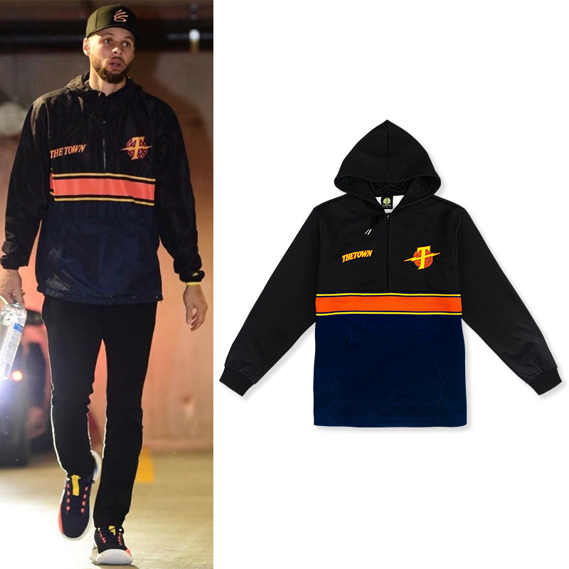 WARM-UP RUNNING WARRIOR LOOSE SWEATER CURRY TRAINING JACKET BASKETBALL SPORTS ZIPPER HOODIE MENS HOODIE CUSTOM
