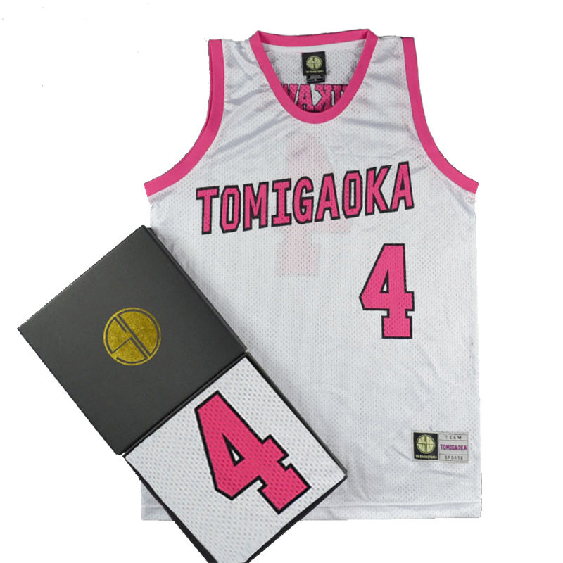 SD灌篮高手队服富丘中学4号湘北流川枫11号初中篮球衣篮球服白色