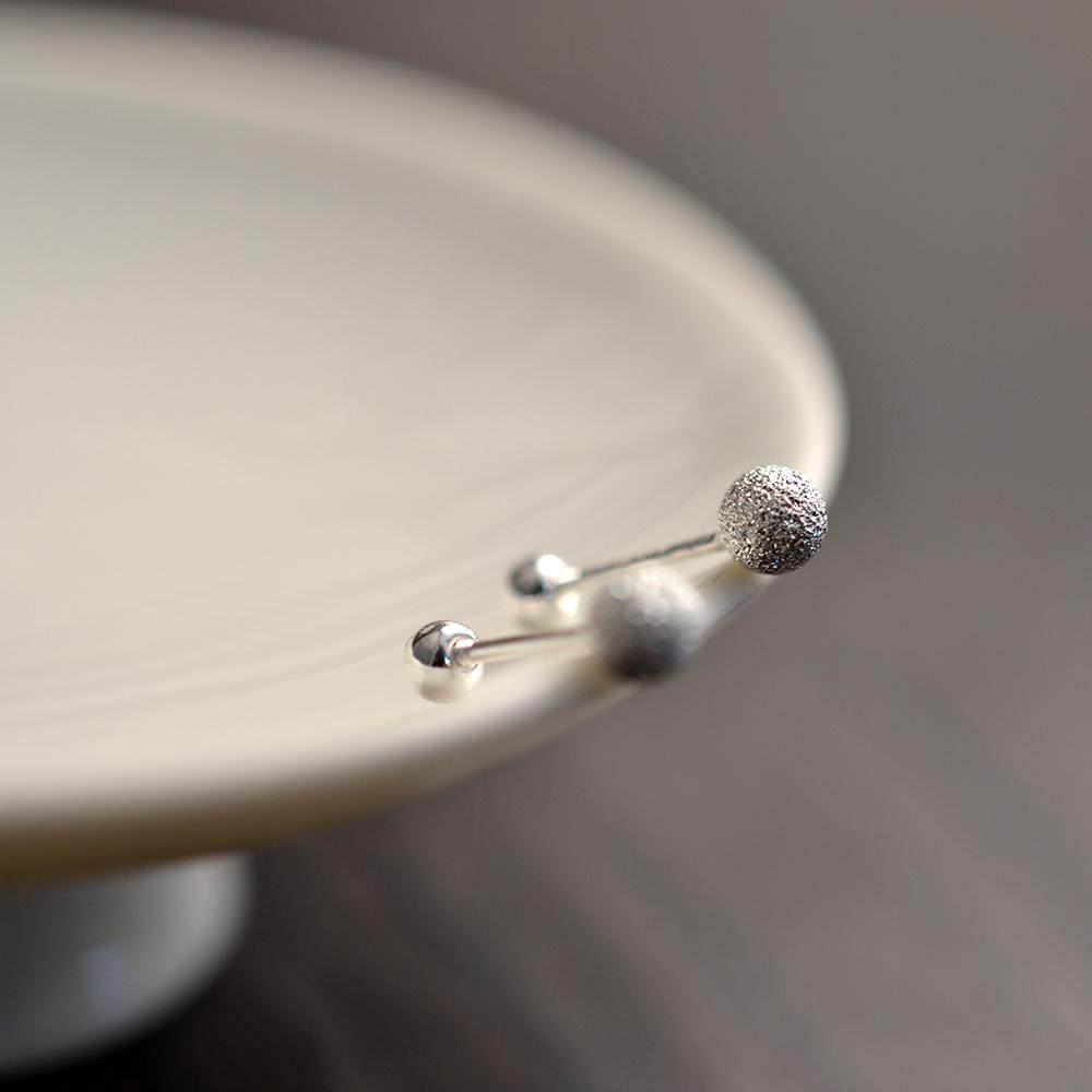 S999银磨砂圆珠耳钉养耳洞耳骨钉螺旋螺丝拧扣耳饰,饰品/流行首饰/时尚饰品新,耳钉,淘宝优惠券,粉丝福利购,淘宝优惠卷