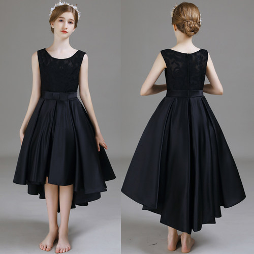 少女童钢琴考级主持人模特演出服