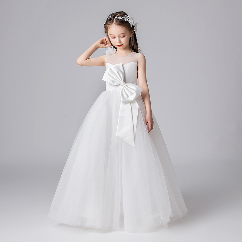可爱甜美小花童婚纱礼服公主裙女图片