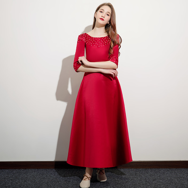 少女童钢琴管弦乐团演出晚礼服小女孩重工儿童十岁圆锁公主裙缎面